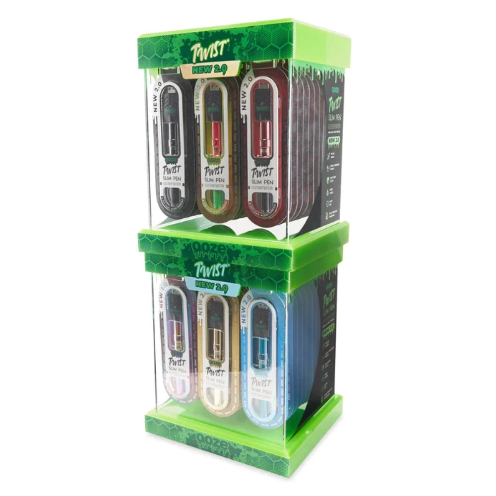 OOZE TWIST SLIM PEN 2.0 - ASSORTED COLORS - (48 COUNT DISPLAY)