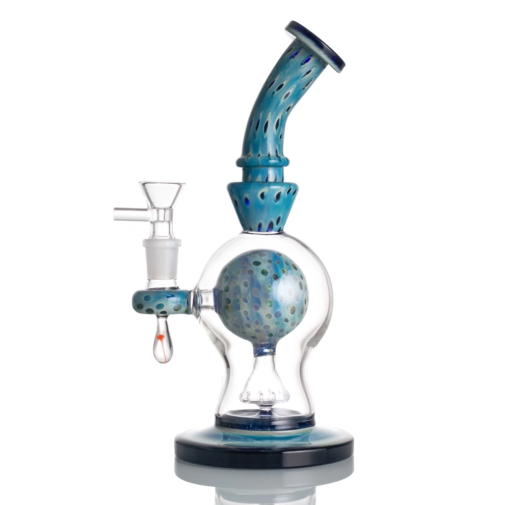 WATERPIPE 9.5INCH BLUE JELLYFISH