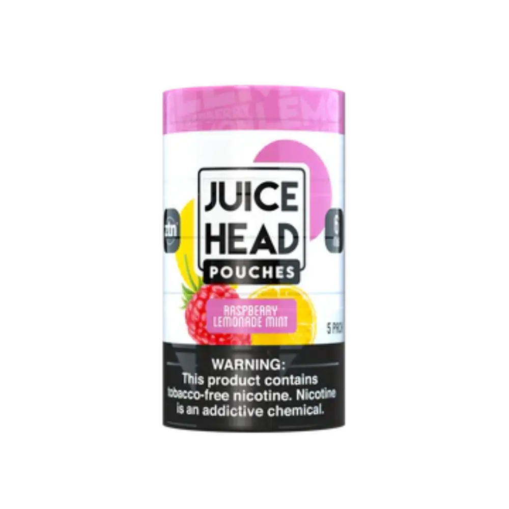 [Q-2671-08] JUICE HEAD POUCHES 5CT (12MG, Raspberry Lemonade Mint)