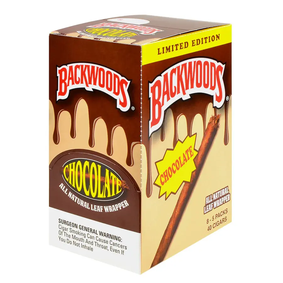 [Q-1298-04] BACKWOOD CIGARS 8 PACKS OF 8/5PK (CHOCOLATE)