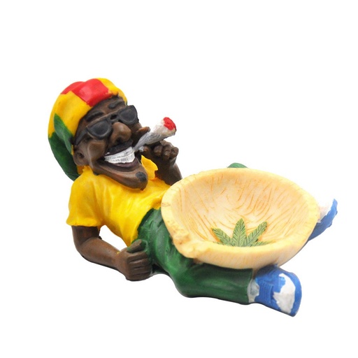 [Q-1003-20] 10CM RESIN ASHTRAY BOB MARLEY (Design 21)