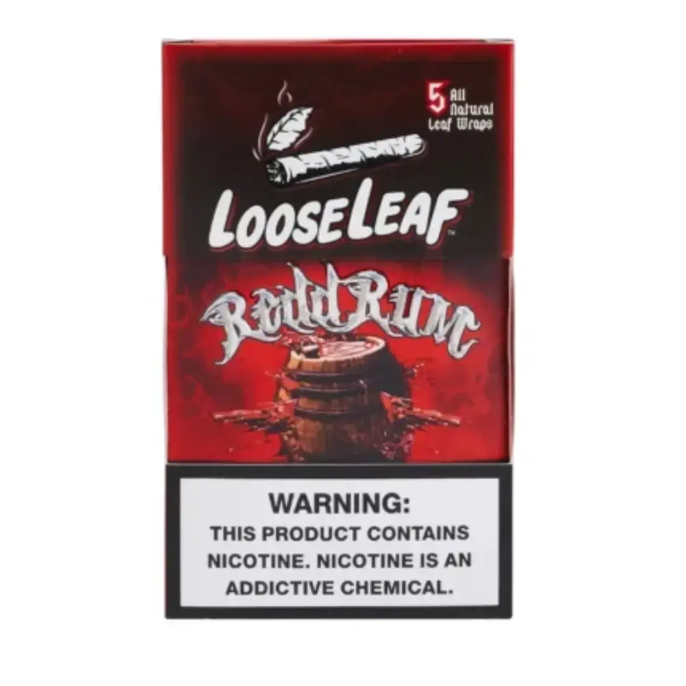 [Q-2767-12] LOOSELEAF 8CT 5 LEAF EACH (ReddRum)