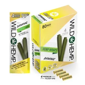 [Q-4070-04] WILD HEMP WRAPS (Banana)