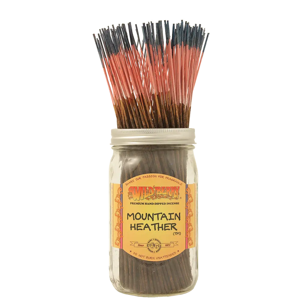 [Q-4056-59] WILD BERRY 100 INCENSE STICKS (Mountain Heather)