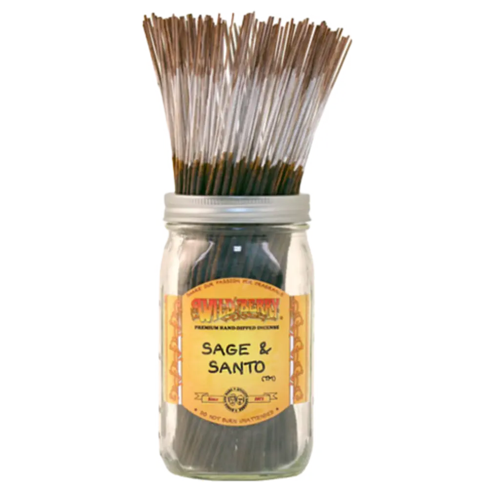 [Q-4056-05] WILD BERRY 100 INCENSE STICKS (Sage & Santo)