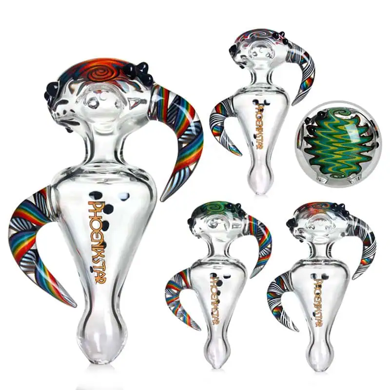 HAND PIPE 5" HELIZ FUNCTION TORNADO COLORS