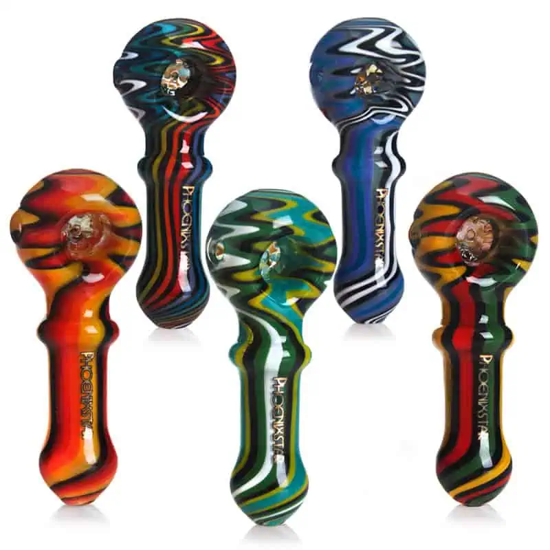 HAND PIPE 3.8" AMERICAN COLOR ROD STYLE