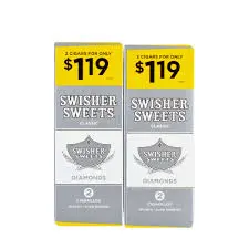 [Q-3644-10] SWISHER SWEET 2/1.19 30/2PK (Diamond)