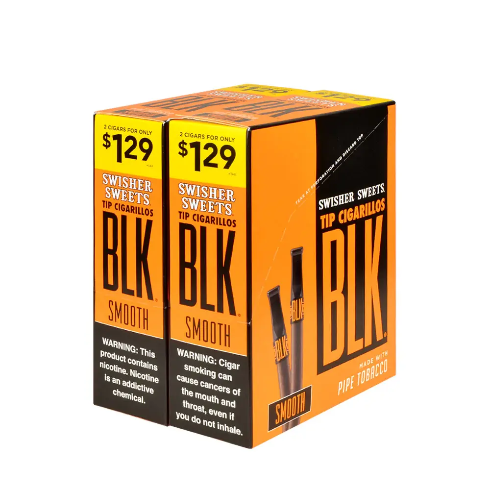 [Q-3647-05] SWISHER SWEET BLK 30/2PK $1.29  (Smooth)