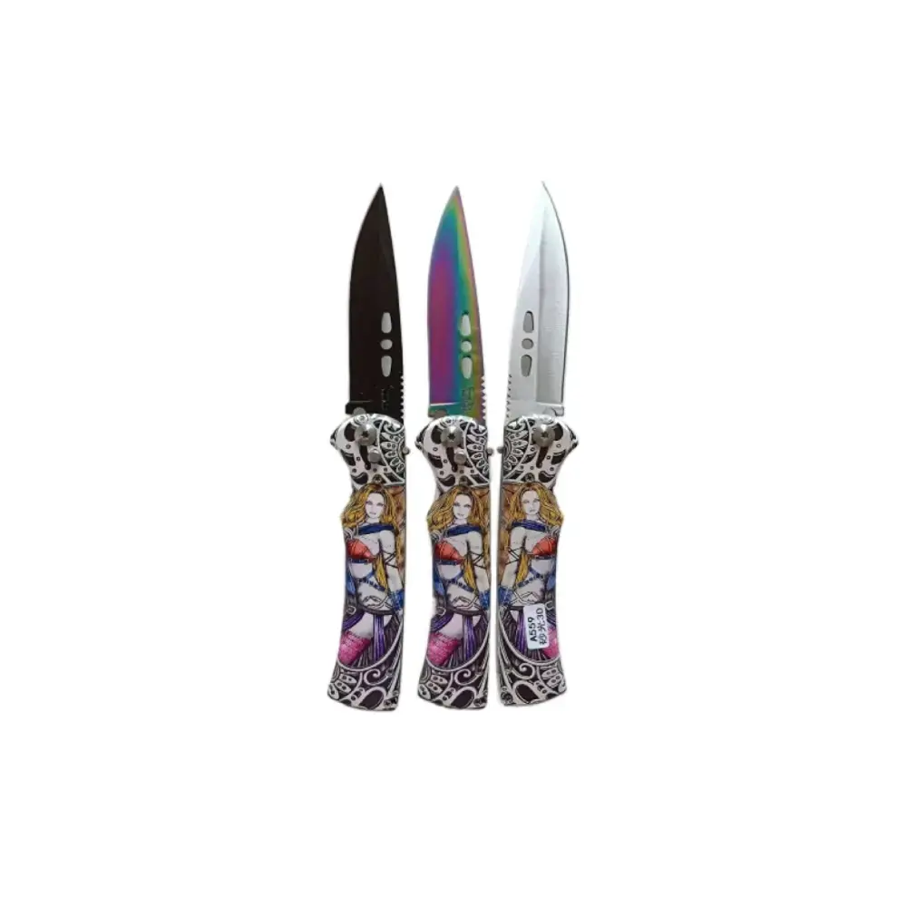 [Q-4451-02] DEFENSE KNIFE SKULL BASE MULTI DESIGN (PRINCES SOLDIER BASE)