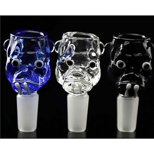 [Q-4273-03] BOWL MULTI COLOR  (BIG SKULL)