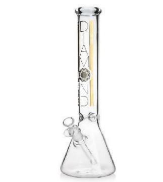 16 inches 50mm *5mm Base diameter: 5.1 inches with 14mm bowl With Golden Diamond logo