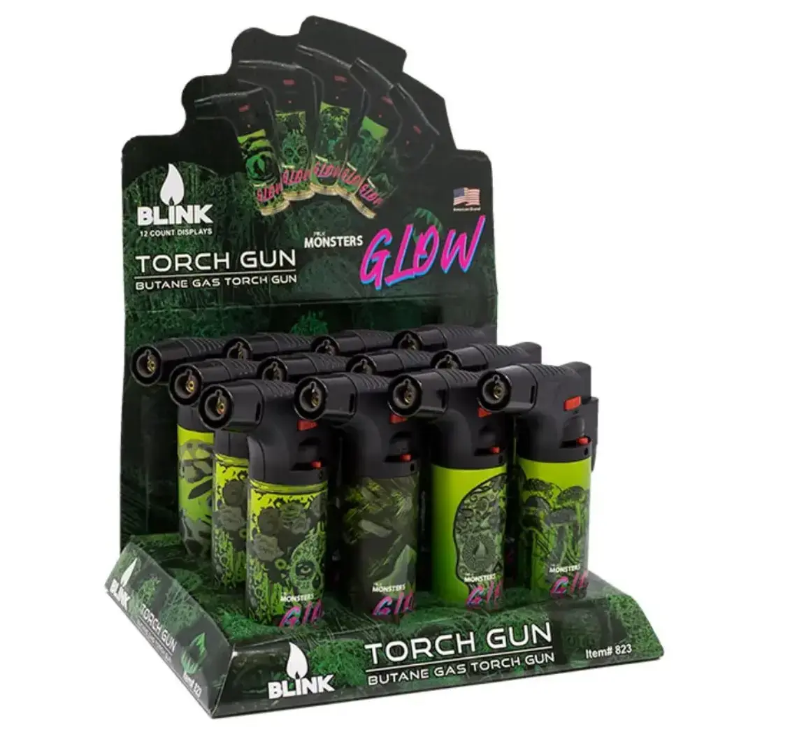 [Q-1455-12] BLINK MED TORCH - 12CT (FOLK MONSTER GLOW)