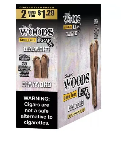 [Q-2276-10] GOOD TIMES SWEET WOODS LEAF 2/1.29 15/2PK (Diamond)