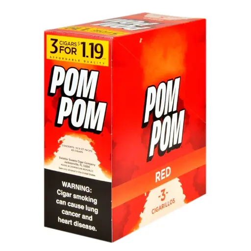 [Q-3103] POM POM CIGARILLOS 3/1.19 15/3PK  (SWEET)