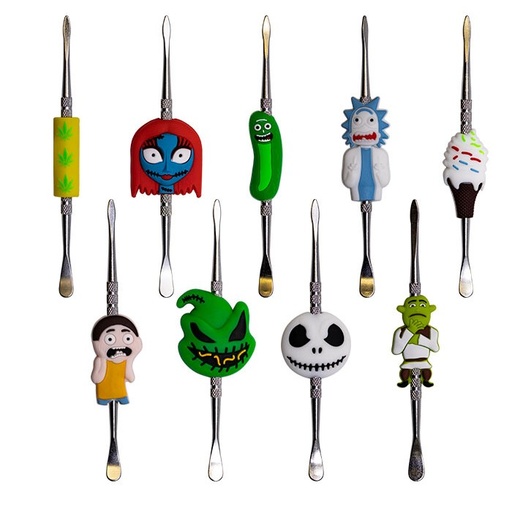 [Q-2843-04] METAL DABBER CONTAINER 30CT MULTI DESIGN (Turtle Mix)