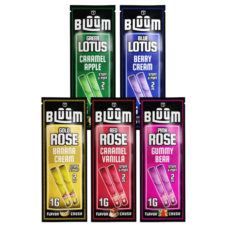 [Q-4747-04] KING PALM BLUUM 1G 2PK 10PC DISPLAY (CARAMEL APPLE)