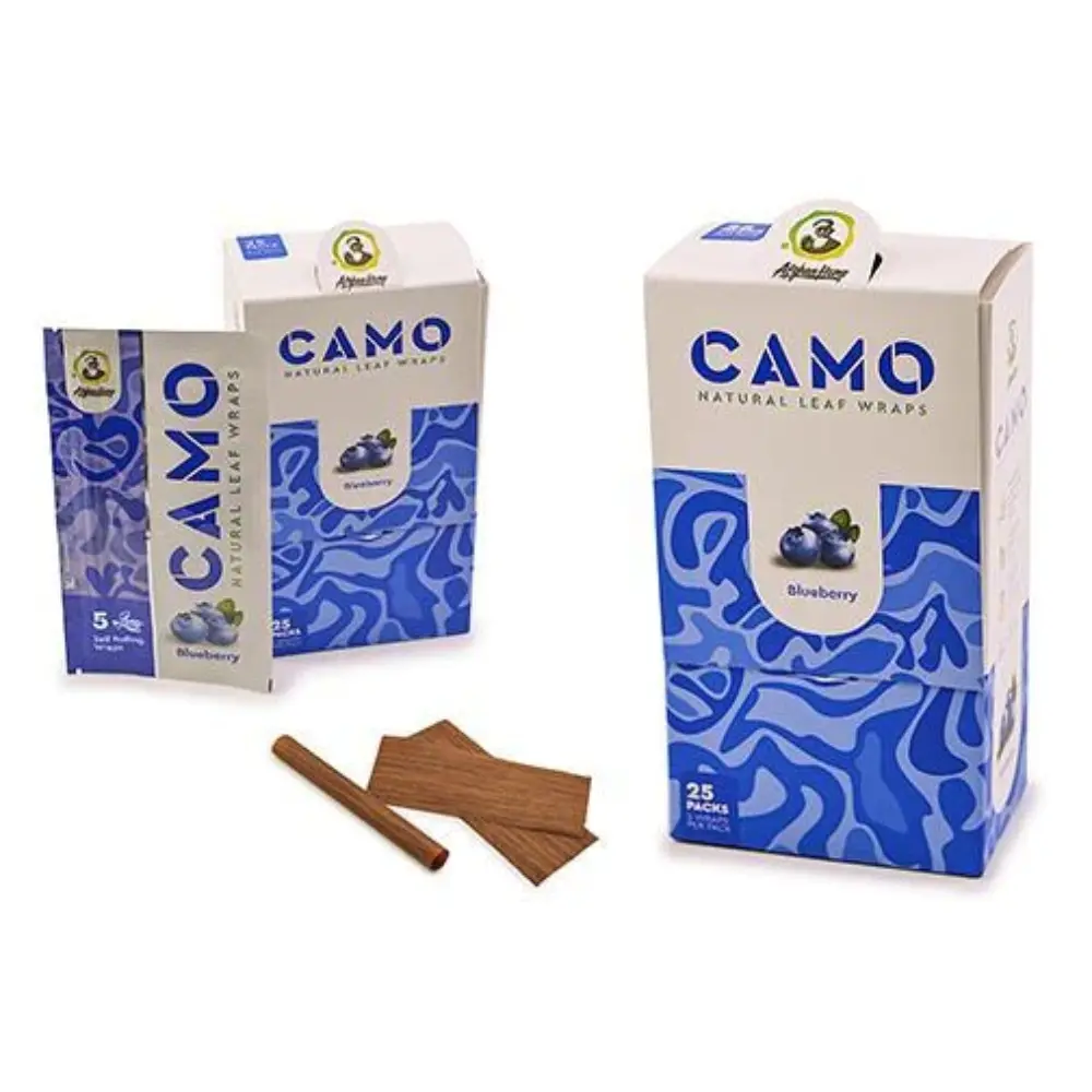 [Q-1544-19] CAMO LEAF WRAP 25/5PK (Natural)