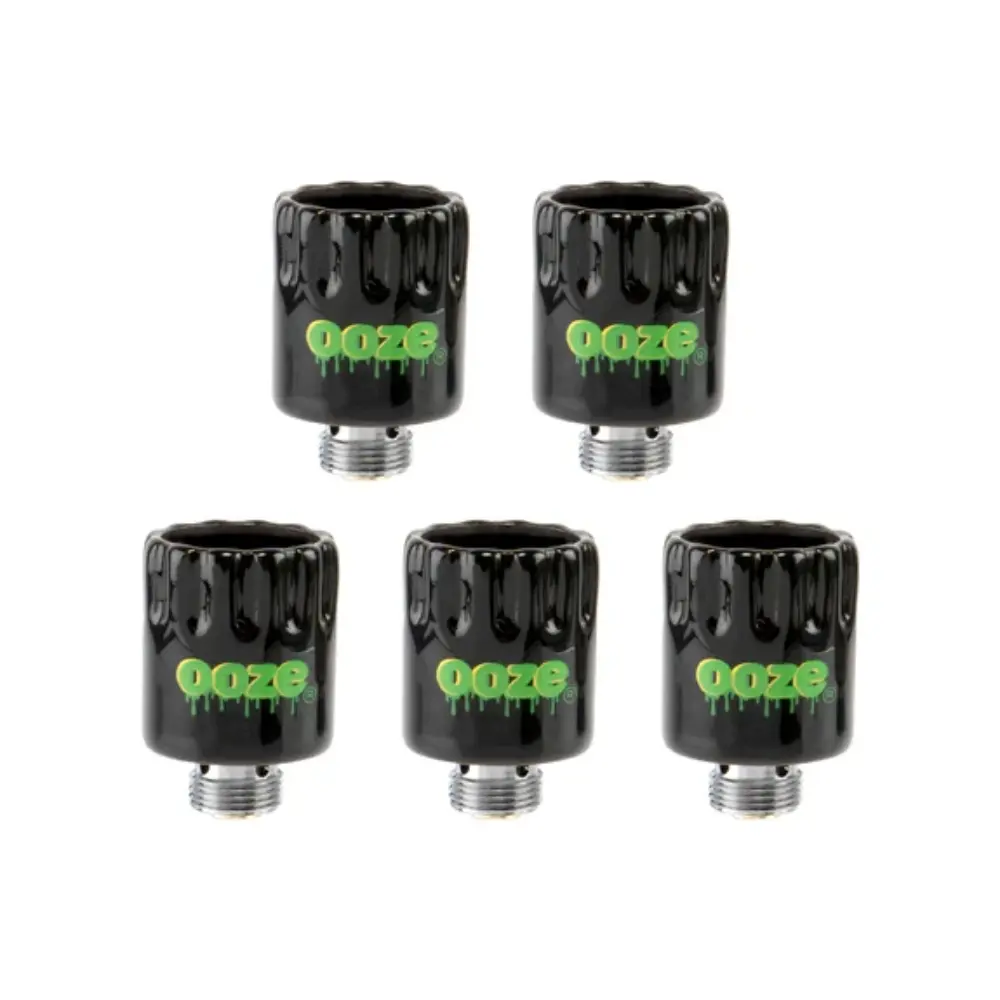 [Q-4853-02] Ooze Duplex 2 Dual Extract Vaporizer Replacement Onyx Atomizer (5PK)