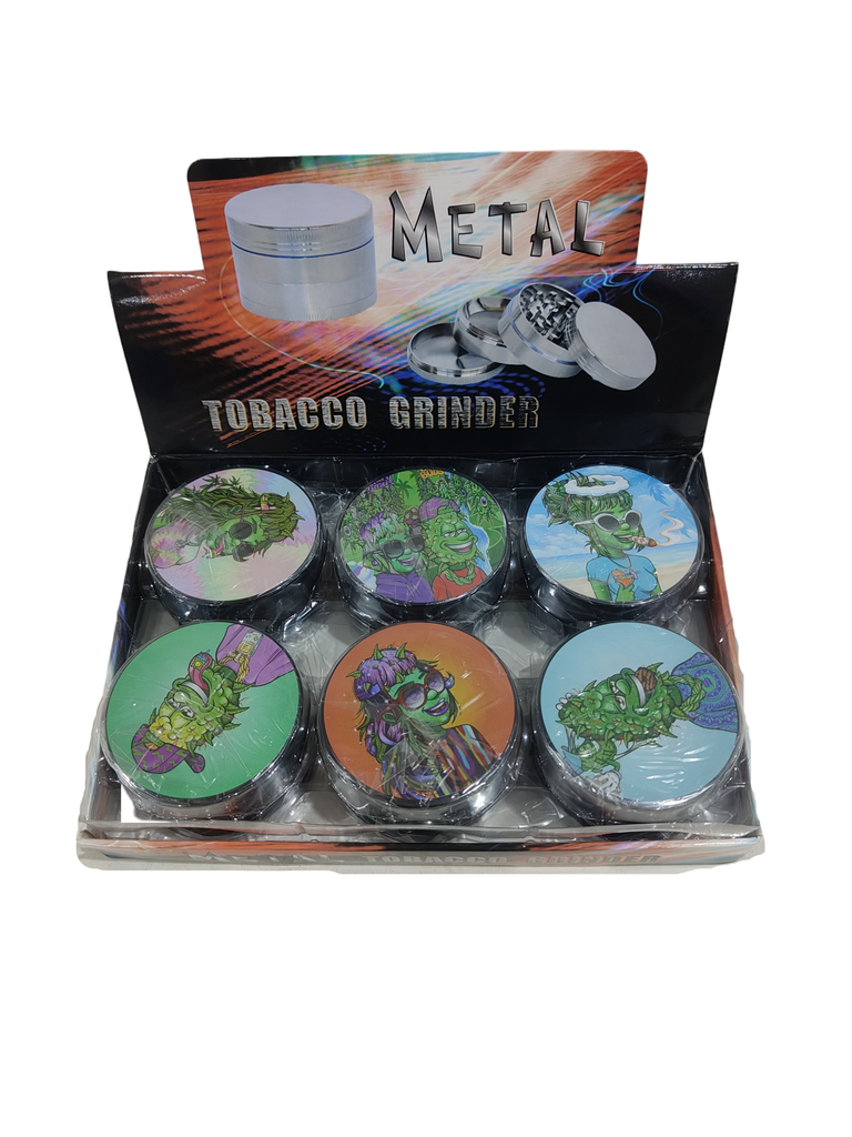 Grinder Zinc 63MM Full Print Design 100 6PK