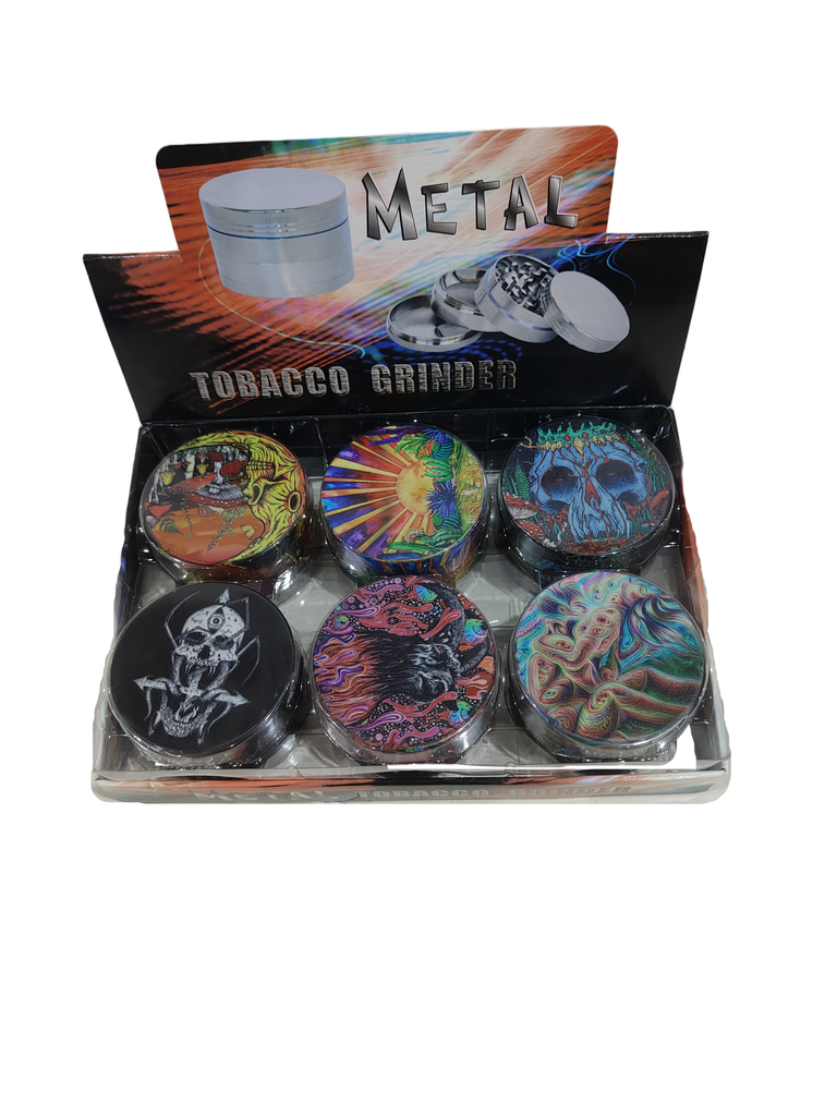 Grinder Zinc 63MM Full Print Mix 6PK