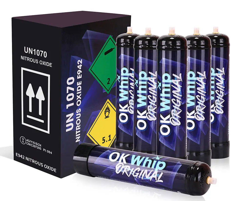 [Q-5013-03] OK Whip .95L 640G 6PK (Culinary/Food Purposes Only) (Cherry)