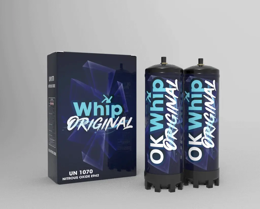 [Q-5015-04] OK Whip 2.2L 1364G 2PK (Culinary/Food Purposes Only) (Blackberry Blueberry Mint)