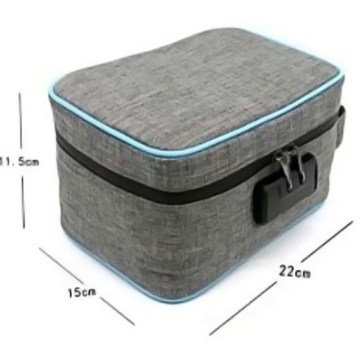 [Q-3561] SMELL PROOF CASE WITH LOCK ASSORTED COLOR