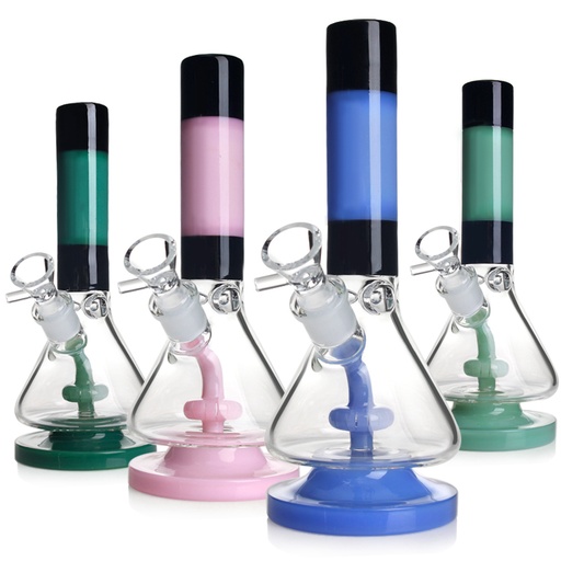 [Q-4671] WATER PIPE 10" SHOWERHEAD PERC MIXED COLORS
