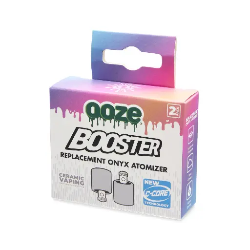 [Q-4697] OOZE BOOSTER ONYX ATOMIZER REPLACEMENT 2-PACK
